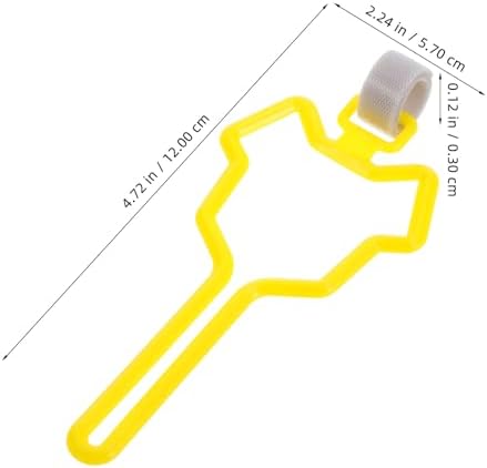 GARVALON Dog Poop Bag Holder Clip Hands-free Carrier for Leash, Lightweight Retractable Waste Bag Dispenser for Walking and Running, Puppy Essentials in Yellow