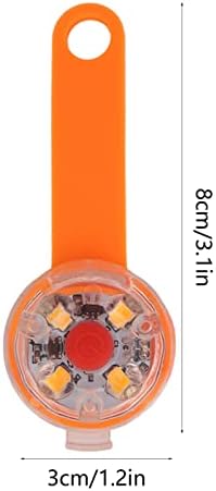 flexman LED Dog Light, Portable USB Rechargeable IPX7 Waterproof Durable Pendant, 3 Light Modes Dog Collar Light for Pet Bag, Bike, Pet Collar, Night Scenes