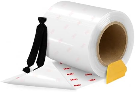 VViViD 3M Clear Paint Protection Vinyl Film 4" Wide Choose Your Size Including Tools (4" x 96")