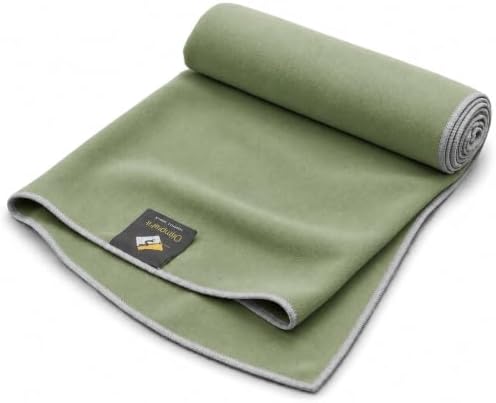 OlimpiaFit Quick Dry Towel - 3 Size Pack of Lightweight Microfiber Travel Towels w/Bag - Fast Drying Towel Set for Camping, Beach, Gym, Backpacking, Sports, Yoga & Swim Use