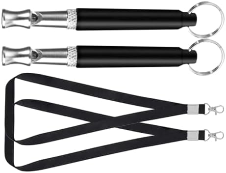 2sets Dog with Lanyard for Pet Training Camping and Emergency Use for Dogs and Birds Lightweight and Portable