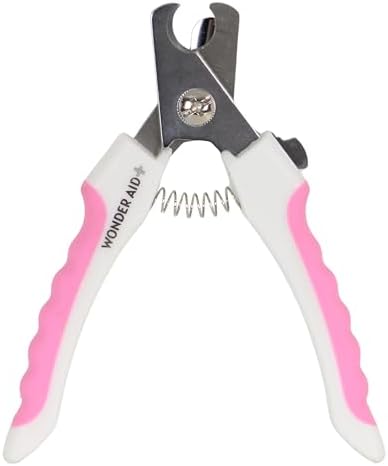 Dog Cat Birds Nail Clippers & Trimmer with Safety Guard to Avoid Over-Cutting. Professional Pet Nail Clipper with Razor Sharp Blades, Free Nail File