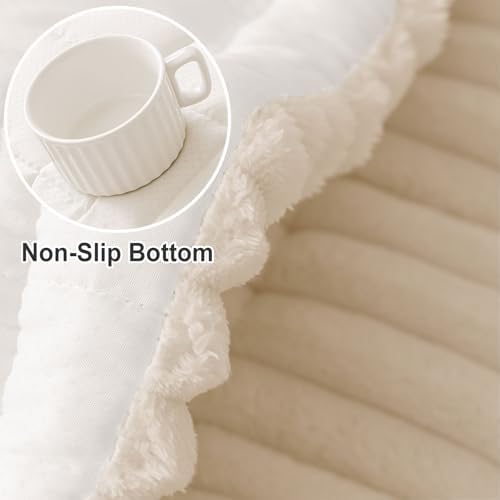 hyha Couch Cover for Dogs, Washable Non Slip Plush Flannel Sofa Protector