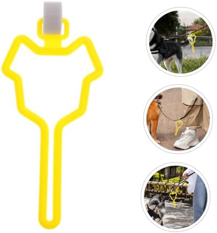 POPETPOP Leash-attached Poop Bag Holder Dog Waste Bag Clip Dispenser for Dog Walking