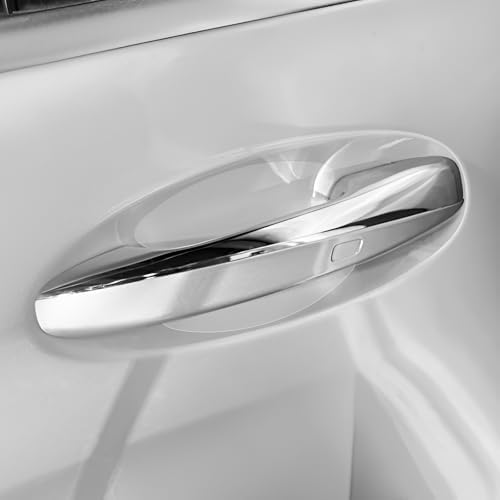 8 PCS Car Door Handle Protector, Anti-Scratch Transparent Door Cup Protective Film, Waterproof Self-Adhesive Handle Cup Scratch Guard for Most Vehicles, Car Accessories
