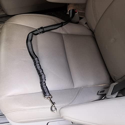 2 Dog Car Harness Seatbelt Seat Belt Leash Travel Accessories Bungee Anti Shock Pet Cat Adjustable Lead Clip Safety Seats Belts Sky Blue