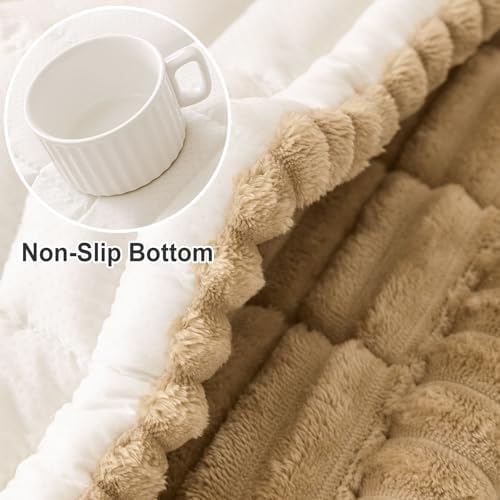 hyha Couch Cover for Dogs, Washable Non Slip Plush Flannel Sofa Protector
