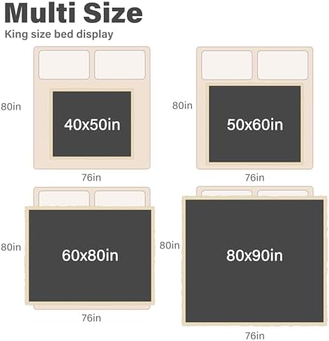 Catalonia Waterproof Blanket for Bed, Reversible Leakproof Throw