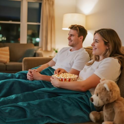 LOOBANI Waterproof Blanket for Twin Bed, Reversible Leakproof Throw 60"x80"