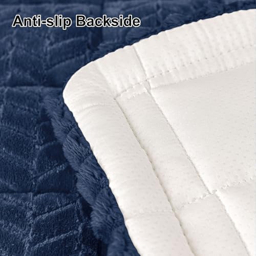 Smiry Couch Cover for Dogs, Non Slip Fuzzy Pet Sofa Covers Washable