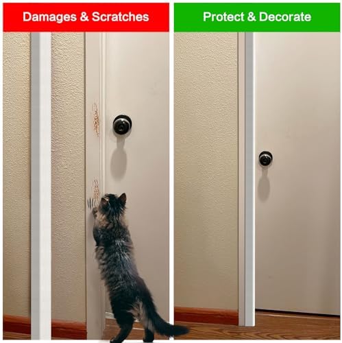 Wall Corner Protector, Walls Edge Protector,Self-Adhesive Wall Corner Guards,PVC Double Side Edge Protector, Furniture Stairs Guard (2, 2.5x120cm/0.98x47.2in)