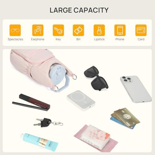 Telena Water Bottle Holder with Strap RFID Crossbody Bags for Women