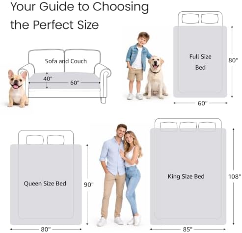 LOOBANI Waterproof Blanket for Couch, Reversible Leakproof, 40"x60"