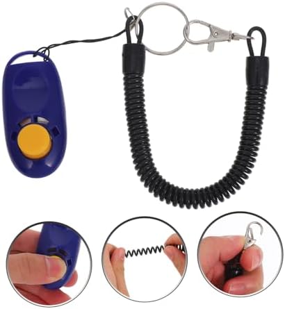 POPETPOP Pet Training Clicker Dog Obedience Sound Trainer Wrist Strap Multi for Cats Dogs Puppies