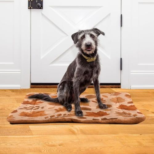 Dog Bed Mat, Soft Washable Non Slip Pet Crate Pad, 24x36 inch
