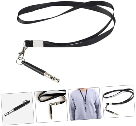 Mikikit 2 Sets Adjustable Dog Training with Lanyard Multipurpose Outdoor Dog Training Accessories for Bark Control and Recall