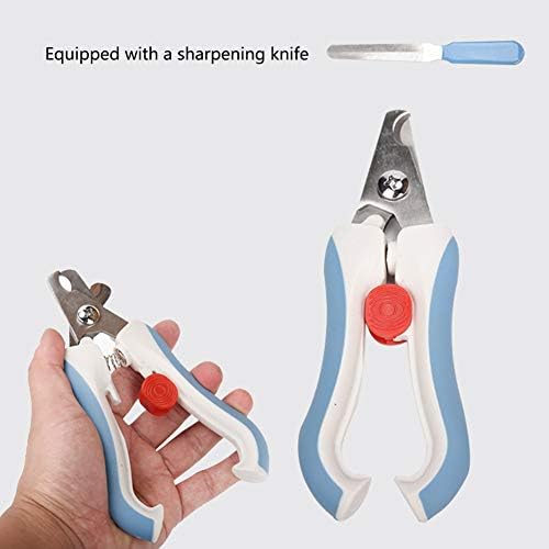 OMEM Bird Nail Clippers with Grinding Nail Scissors Tool Pet Parrot Claw Care (Pink,S)
