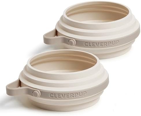 Cleverpup Bistro Box Small 7-Piece Dog Food Travel Kit - Leopard