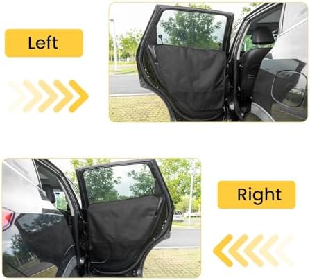 Dog Car Door Protector - Universal Fit for SUV/Sedan/Truck, Black