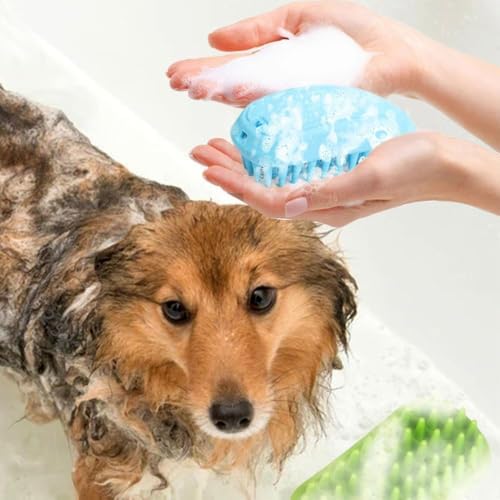 rubber dog brush, suitable for medium to large pets (dogs, cats)