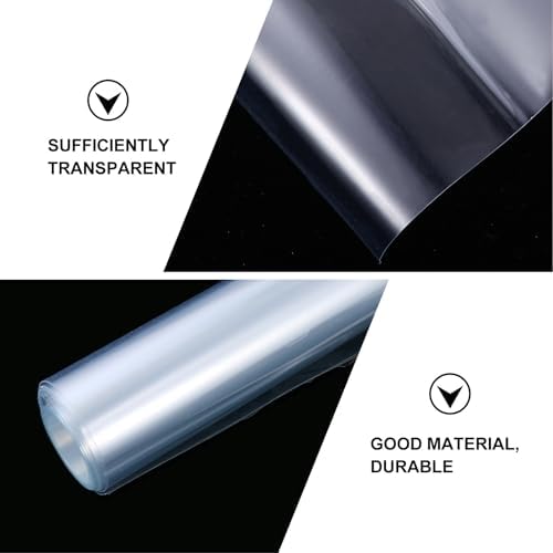 2pcs Car Door Protector - Edge Guards Clear Protective Film Tape 39'' x7.9'' for Vehicle Interior Door Sill Protector from Dog Scratching