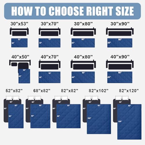 Smiry Waterproof Reversible Dog Bed Cover Pet Blanket