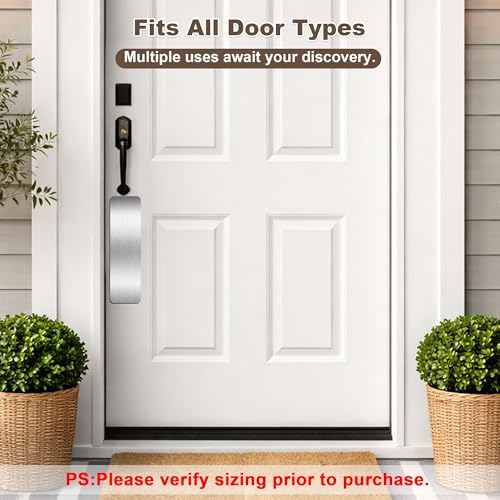 1 PCS 4"x14" Door Scratch Protector Dog, Self-Adhesive, Rounded Corners
