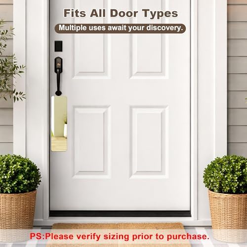 2 PCS 4"x14" Door Scratch Protector Dog, Self-Adhesive, Rounded Corners