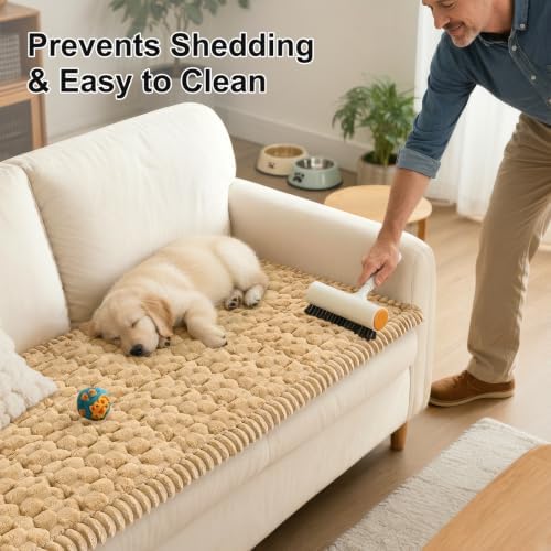 Smiry Non Slip Couch Covers for Dogs, Scratch Resistant Pet Sofa Protector