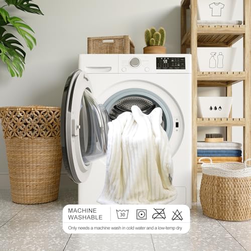 Waterproof Dog Blanket Soft Pet Cat Blanket 40x50 in Cream