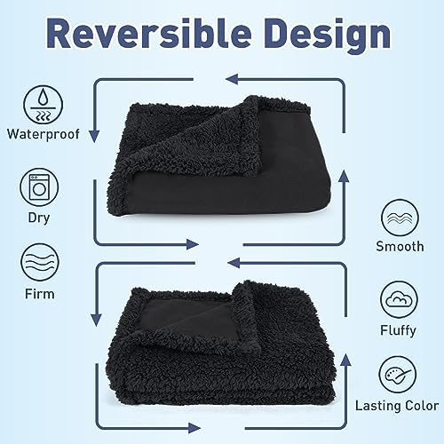 Catalonia Waterproof Blanket for Bed, Reversible Leakproof Throw
