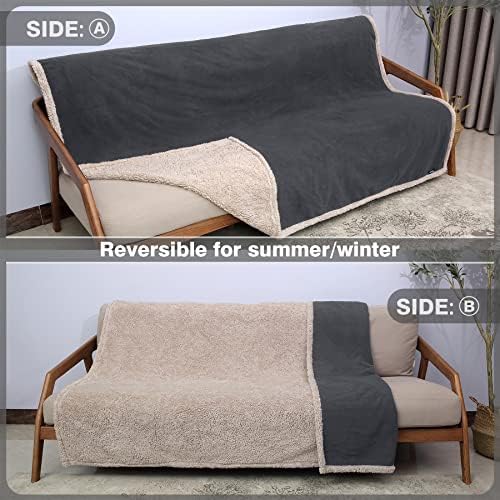 Catalonia Waterproof Blanket for Bed, Reversible Leakproof Throw