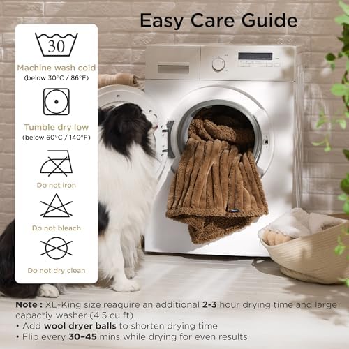 Bedsure ComfyFleece™ Waterproof Dog Blankets for Medium Dogs 30"x40"