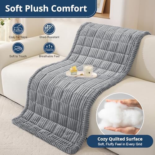 OstepDecor Couch Cover for Dogs, Washable Non Slip Sofa Cover for Pets