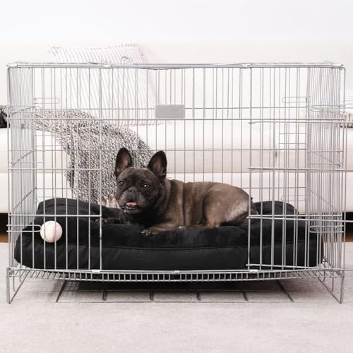 NUPIDA Waterproof Medium Dog Bed for Crate with Washable Cover, 29x18