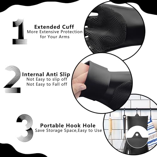 Pet Grooming Gloves—Dog Washing Gloves with High-Density Teeth