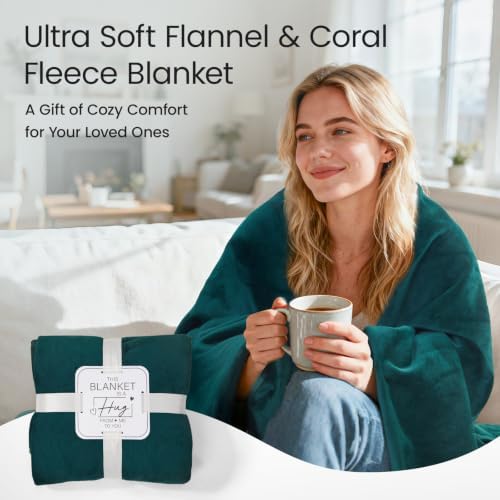 LOOBANI Waterproof Blanket for Couch, Reversible Leakproof 40"x60", Green