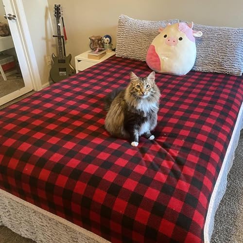 Catalonia Waterproof Blanket for Bed, Reversible Leakproof Throw