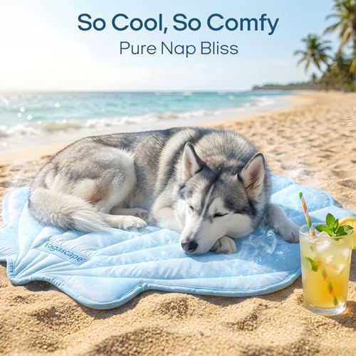 Dog Cooling Mat Washable Pet Cooling Mat, Self Cooling Mat for Dogs Large