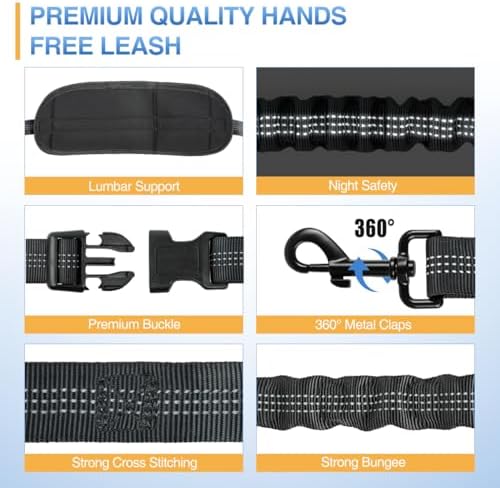 Kytely Dual Dog Leash, Hands Free Double Dog Leash