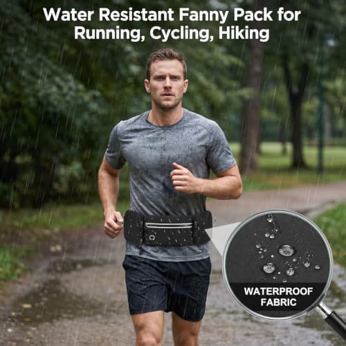 Hands Free Dog Leash 3 Zipper Pounchs with Reflective Strips Poop Bag Dispenser,Waterproof Dog Walking Belt,Dual Handles and Durable Bungee,Waist Leash for Dog Walking,Jogging and Running