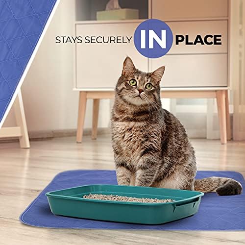 Beck’s USA Made Reusable Pet Pee Pads for Dog & Cat Pee Problems|Advanced Leak Free Design + Color Change Wetness Indicator| 1 Pad= 500 Disposable |Crate Training Waterproof Puppy Pad or Cat Pee Pad