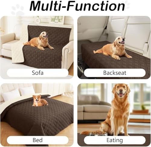 hyha Waterproof Dog Bed Blanket - Soft Pet Blanket & Sofa Cover for Dogs