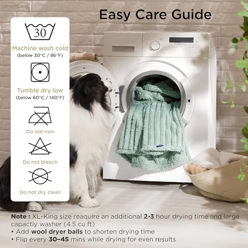 Bedsure ComfyFleece™ Waterproof Dog Blankets for Large Dogs,40x50