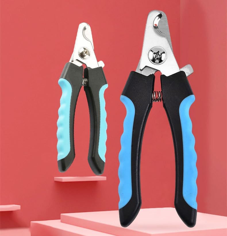 Pet nail clippers Dog nail clippers Nail sharpener set Large and small dog Golden Retriever Cat nail clippers supplies