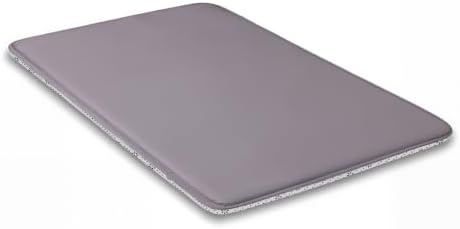 Waterproof Dog Crate Pad Bed, Wipeable Kennel Bed Mat, 35x22, Graphite Grey