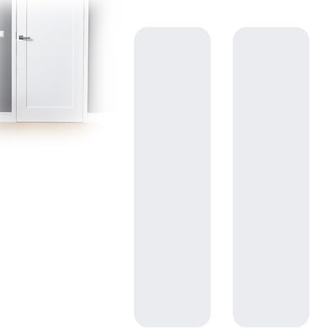 Dog Door Protector from Scratching, Steel Guard, Matte White 4"x16"