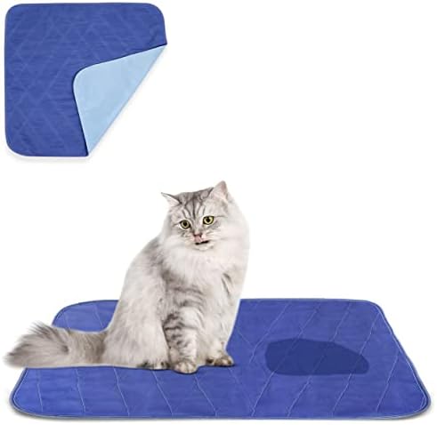 Beck’s USA Made Reusable Pet Pee Pads for Dog & Cat Pee Problems|Advanced Leak Free Design + Color Change Wetness Indicator| 1 Pad= 500 Disposable |Crate Training Waterproof Puppy Pad or Cat Pee Pad