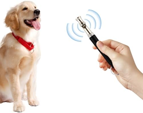 Dog Whistle, Chrome Training Whistle 20kHz Long Range Pet Trainer