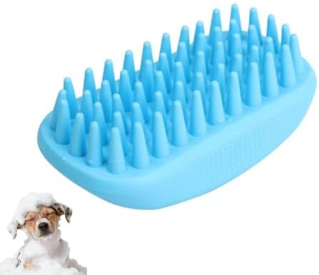 rubber dog brush, suitable for medium to large pets (dogs, cats)